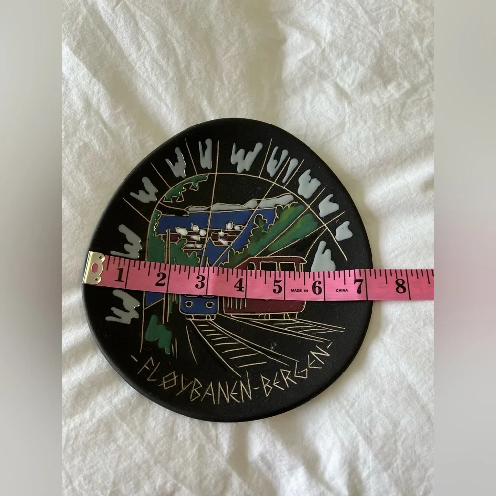 Vintage Arol Halden | Fløibanen Bergen | Wall Plate Collectible